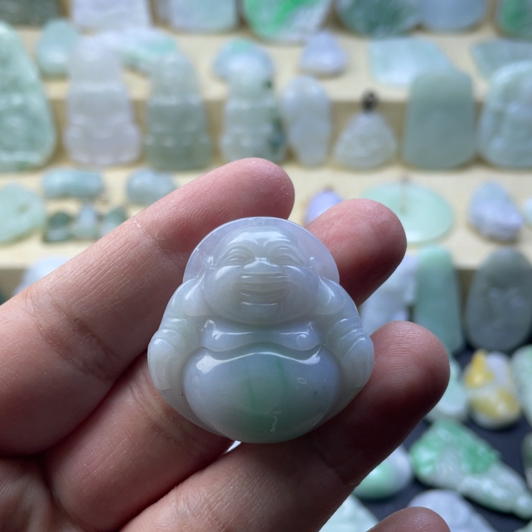 翡翠未镶嵌颈饰纯天然翡翠