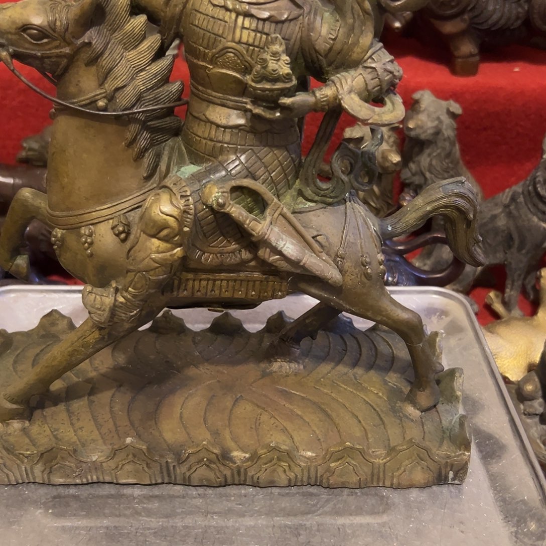 财***黄铜摆件，文房摆件工艺品