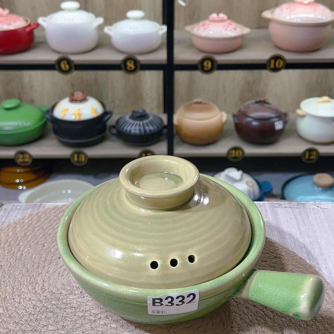 【闪购商品】瓷1升粗陶砂锅微瑕疵品332