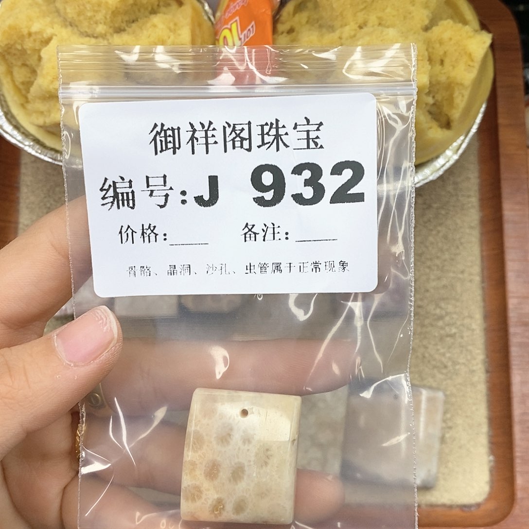 硅化珊瑚（珊瑚玉）颈饰未镶嵌星****.