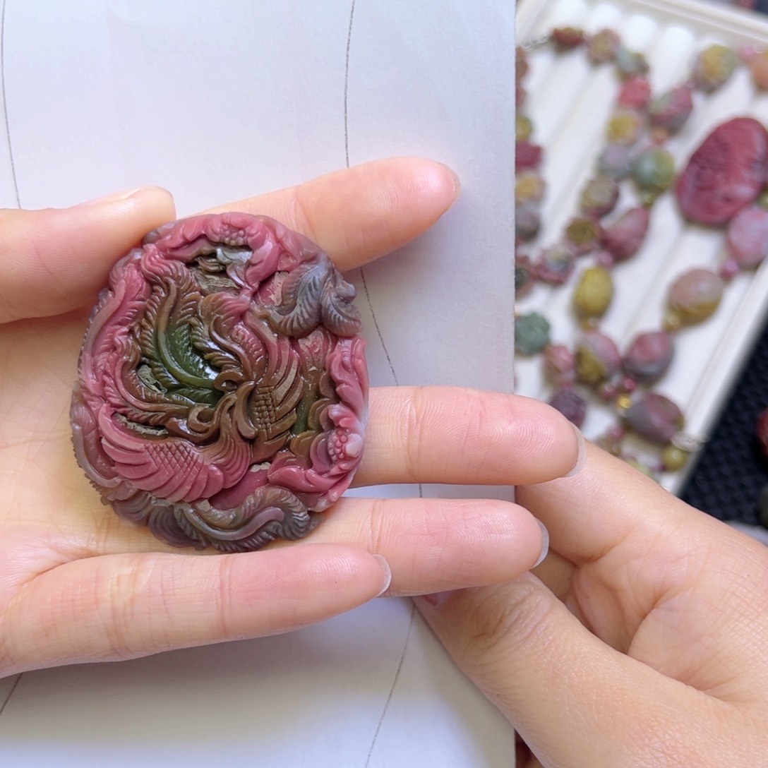 玛瑙/玉髓吊坠未镶嵌林**壹定制