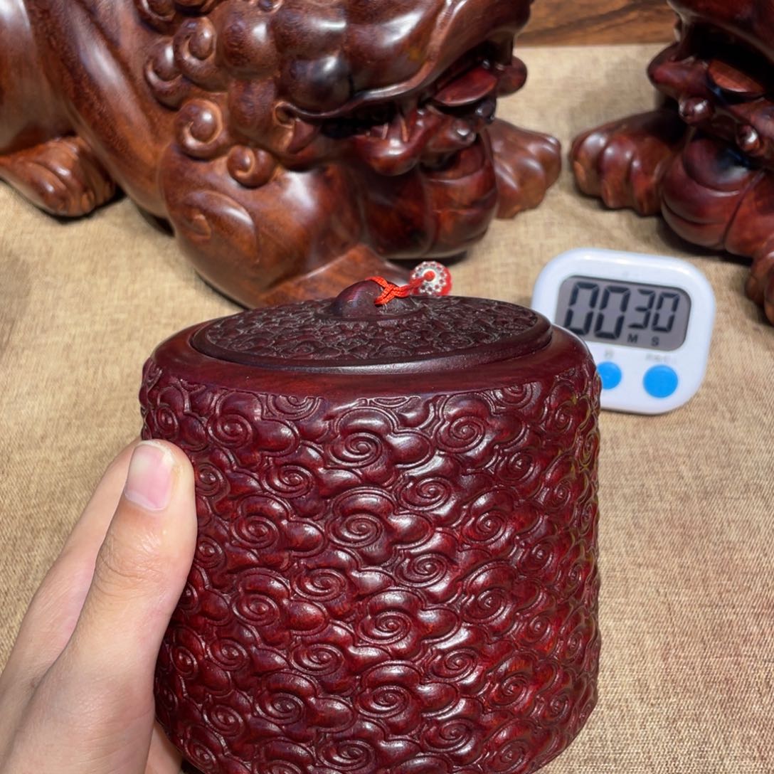 木真*铁笔筒小叶紫檀