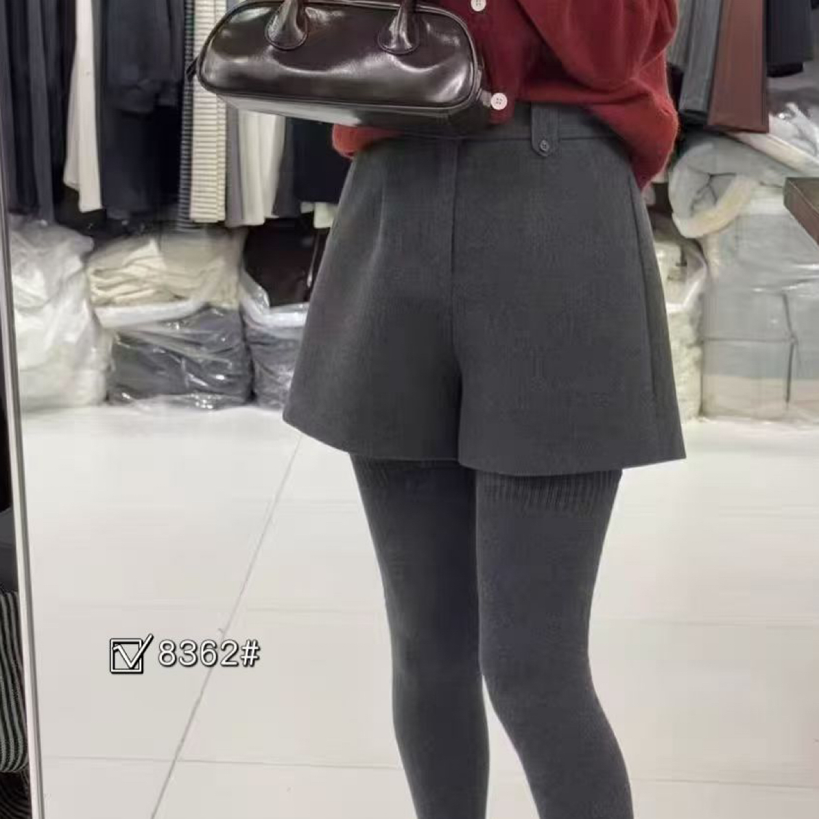 冬季爆款毛呢短裤