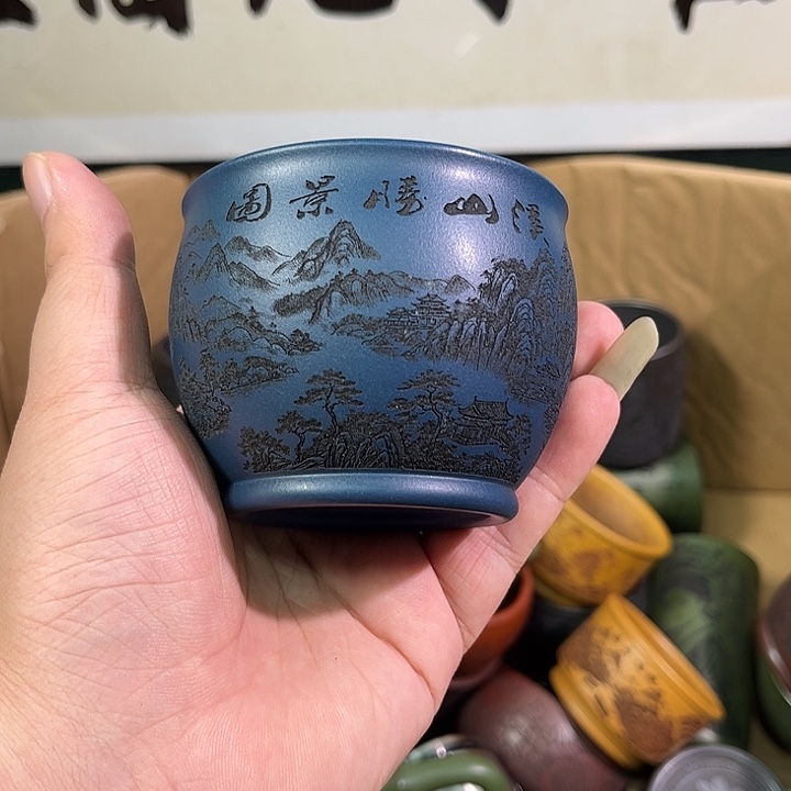 茶杯紫砂全手工紫砂主人杯