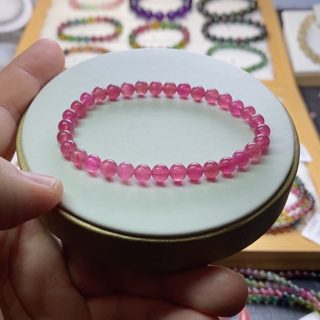 碧玺碧玺手链未镶嵌