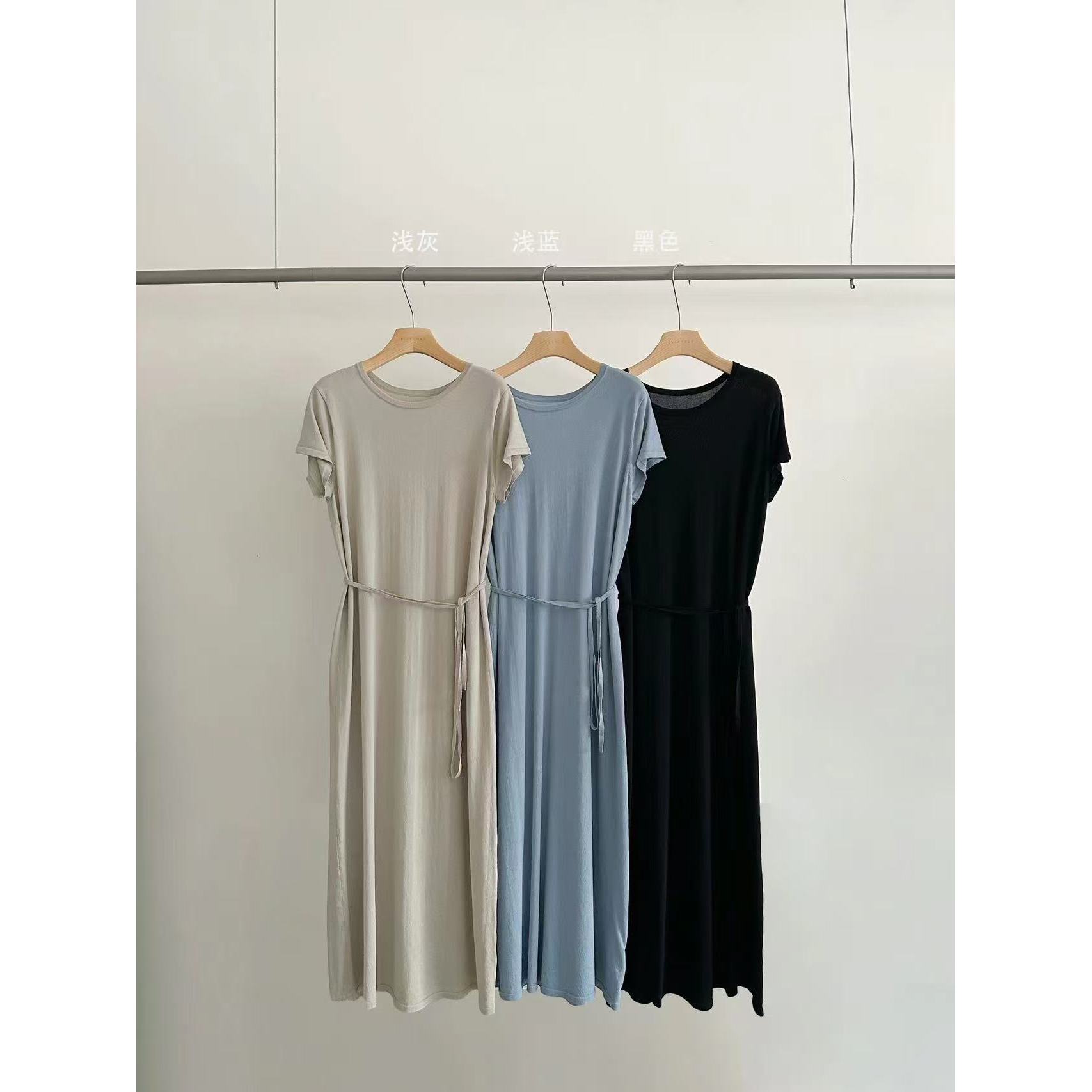 【福利】十三行ET-短袖A字长裙宽松（FJ）#65649