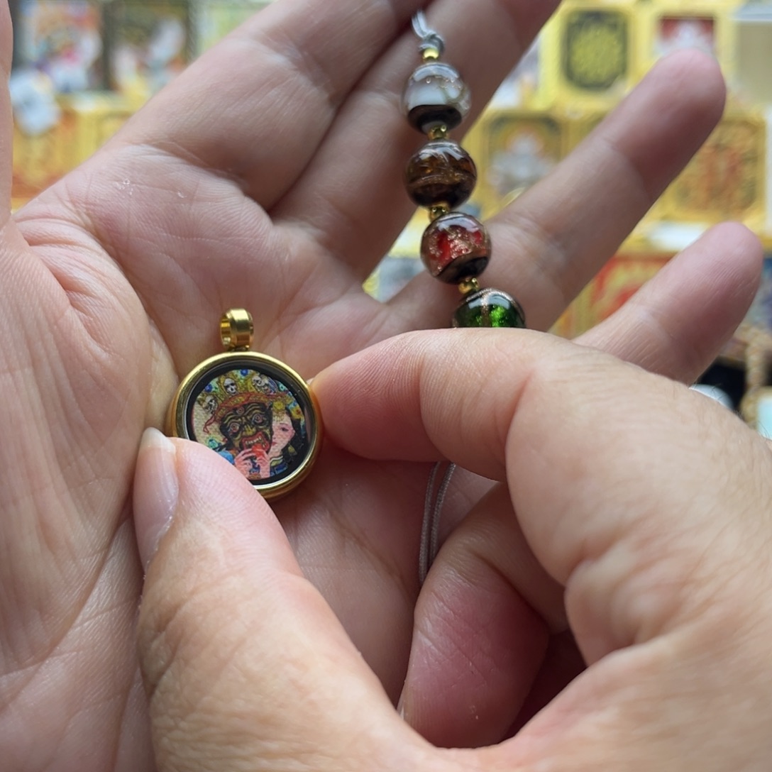 吊坠唐卡的历史悠久的文化