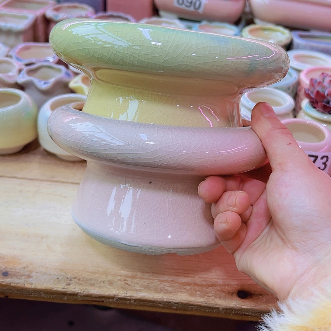 陶瓷花盆当场凑满12包邮