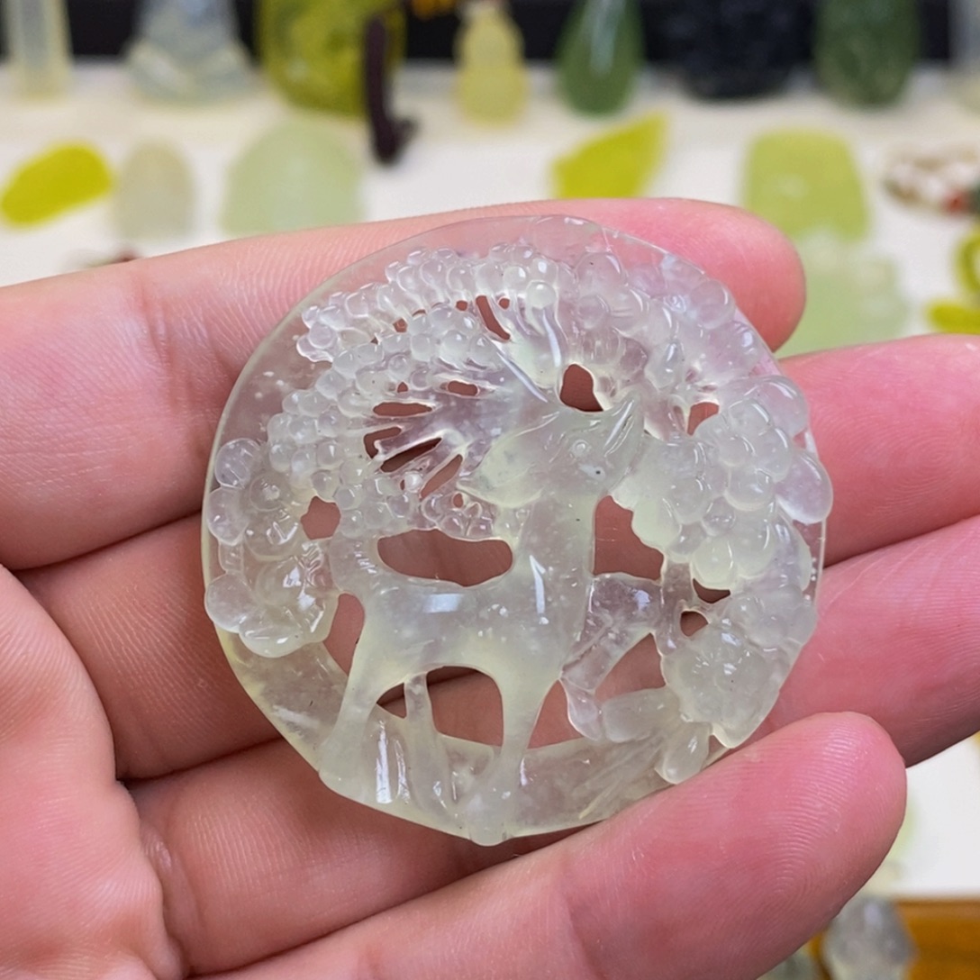 合金蛇纹石玉颈饰