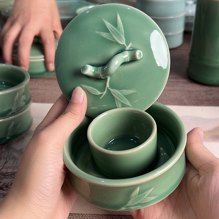 小米茶器龙泉青瓷