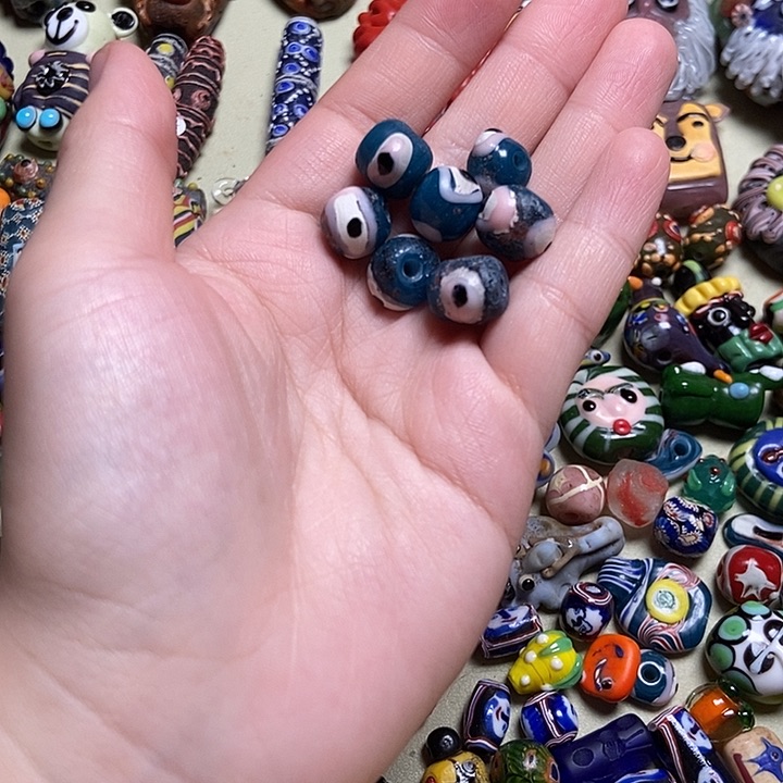 琉璃颈饰塞浦路斯眼睛珠一颗087