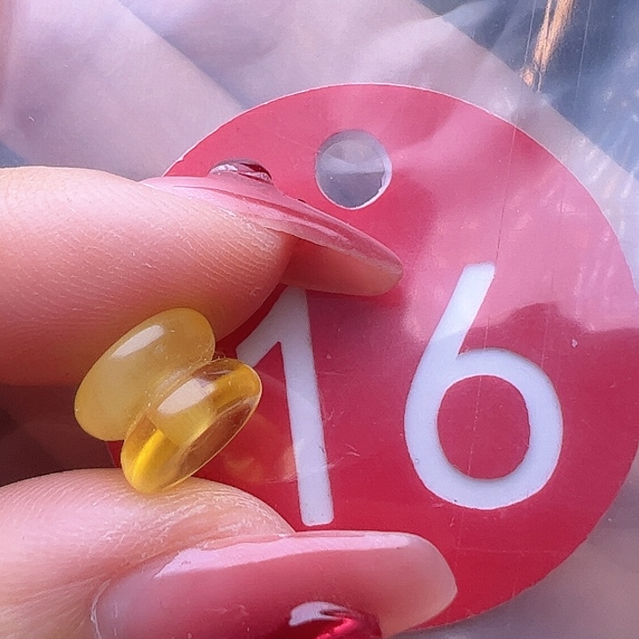 蜜蜡裸石未镶嵌9mm 锁线器