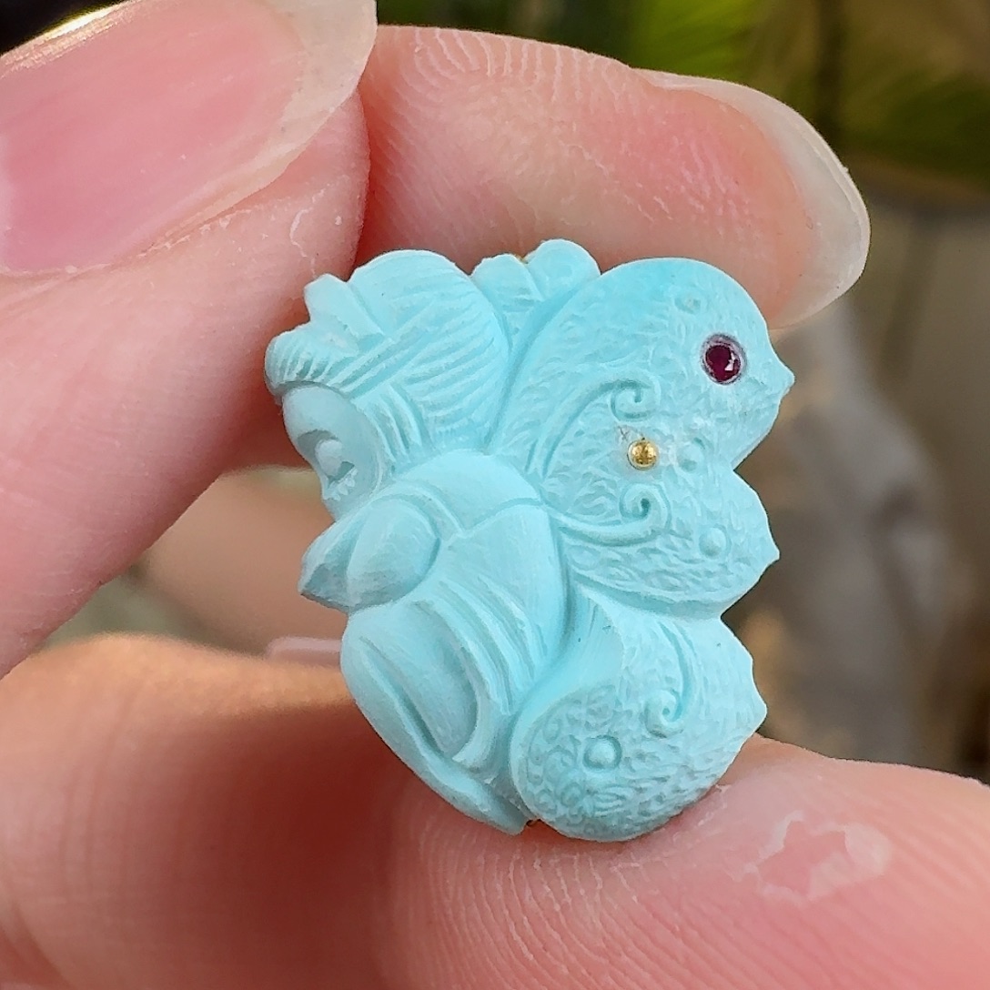 绿松石珠宝奇石未镶嵌