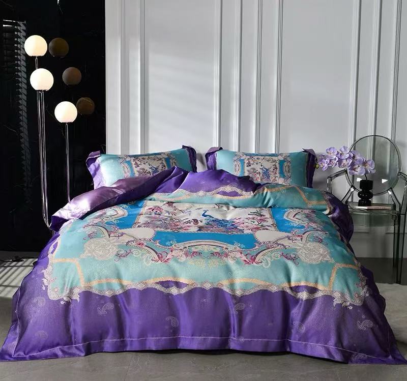 【杨总40周年】欧式宫廷沉鱼落雁系列提花四件套