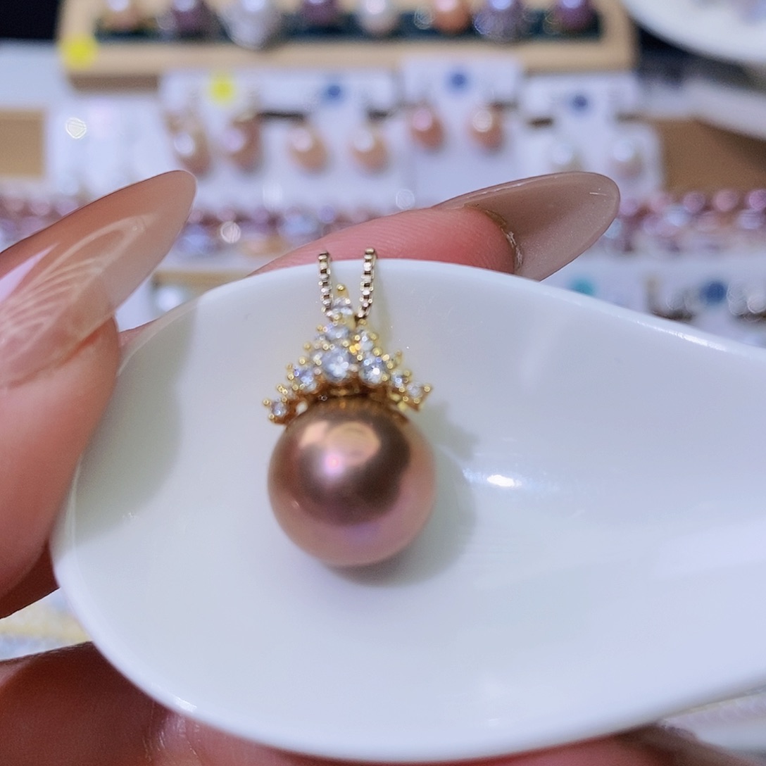 淡水珍珠颈饰合金