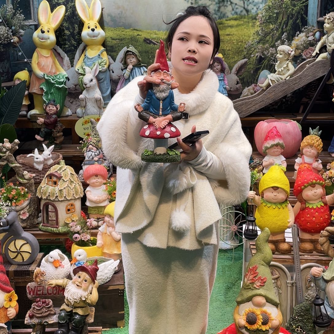 摆件花园摆件红红火火