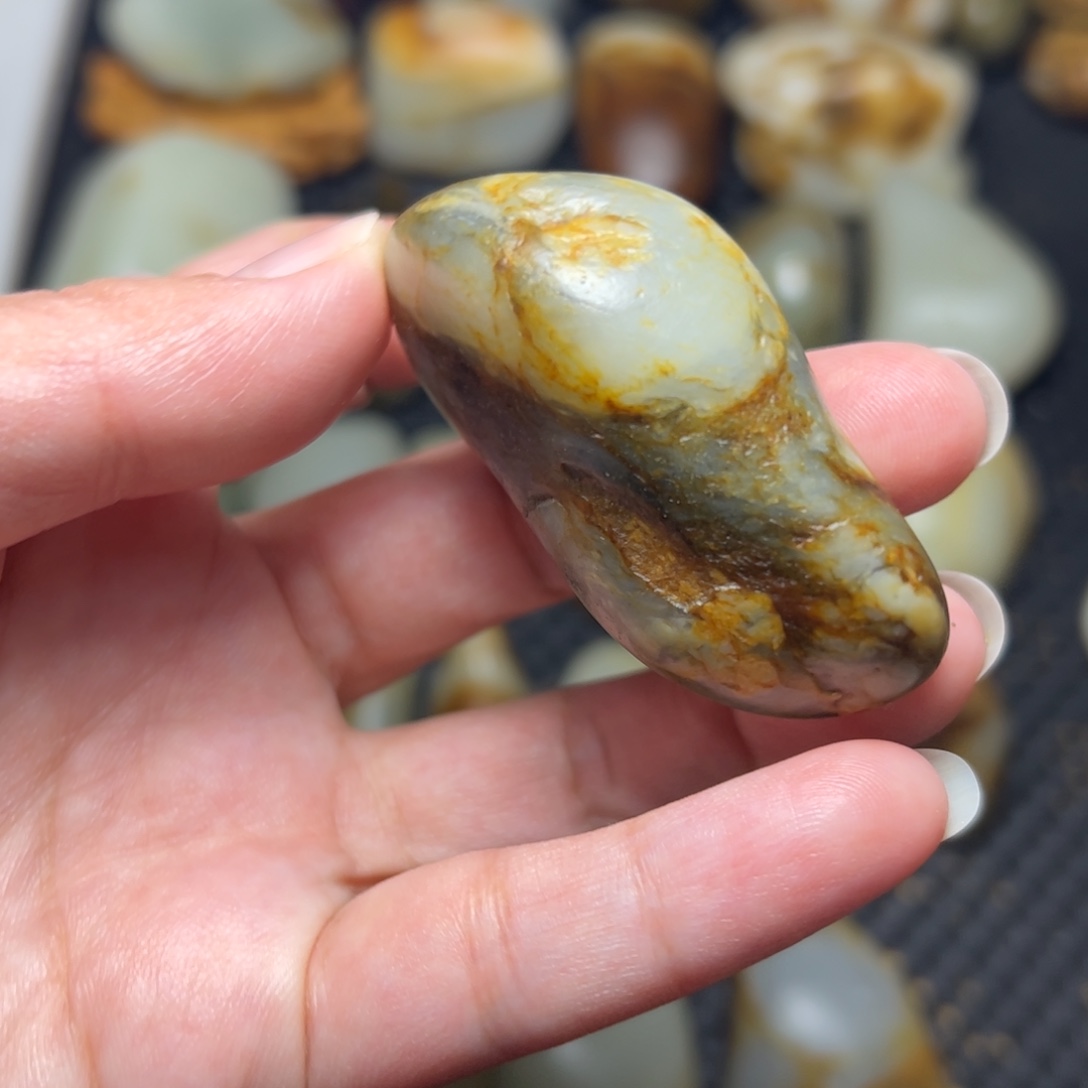 和田玉未镶嵌挂件1