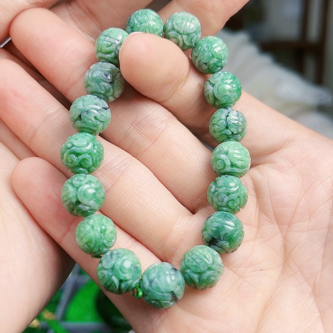 翡翠手链未镶嵌手链