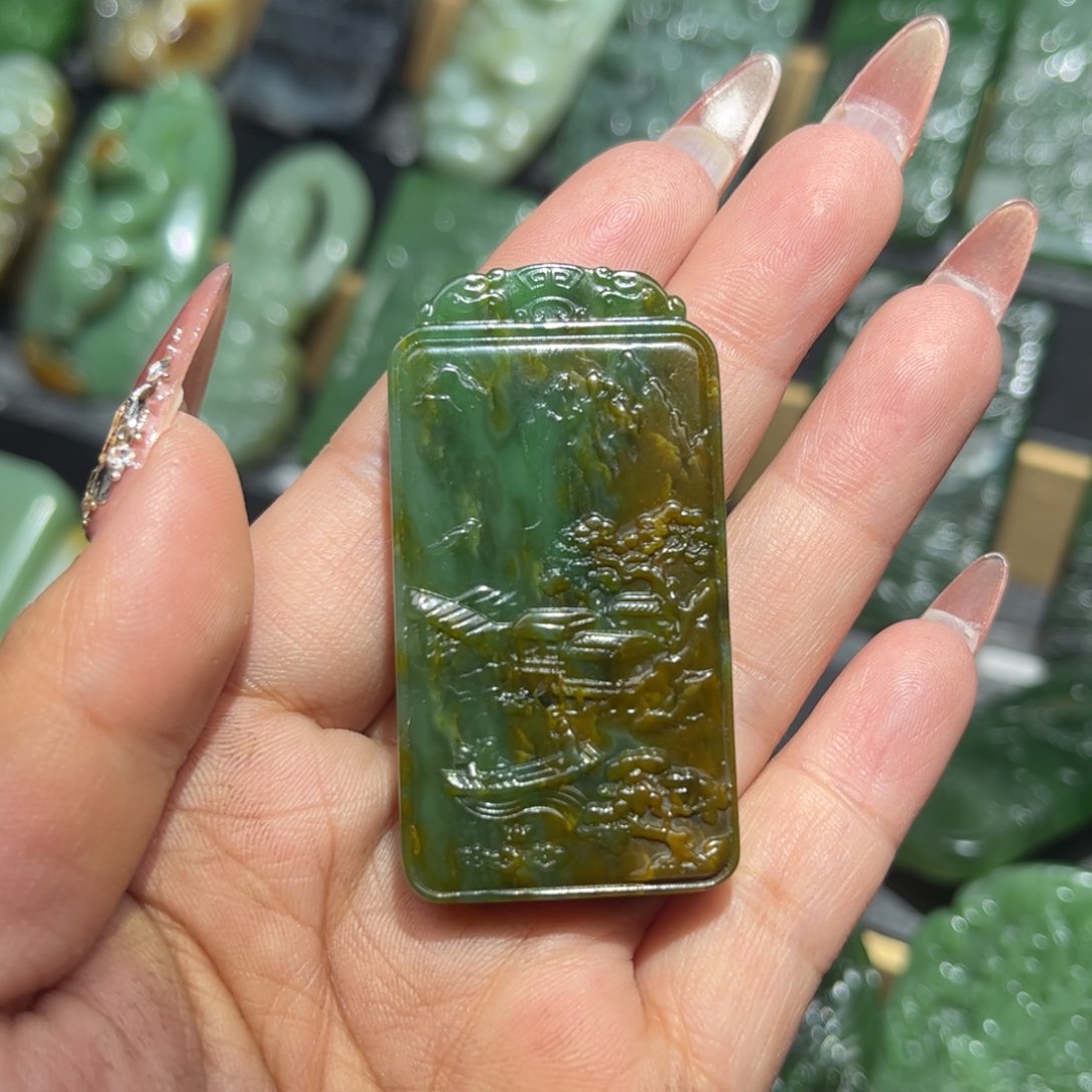 和田玉挂件未镶嵌