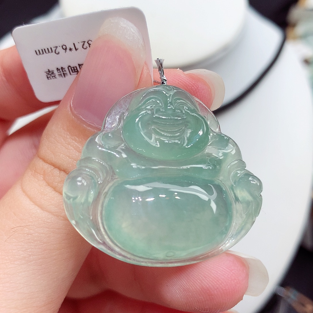 翡翠未镶嵌胸饰翡翠29，29.5/32.1/6.2