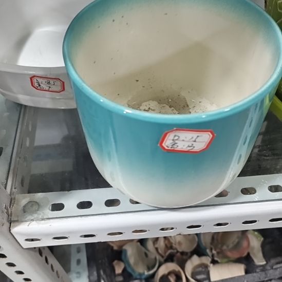 微瑕陶瓷花盆满12包邮