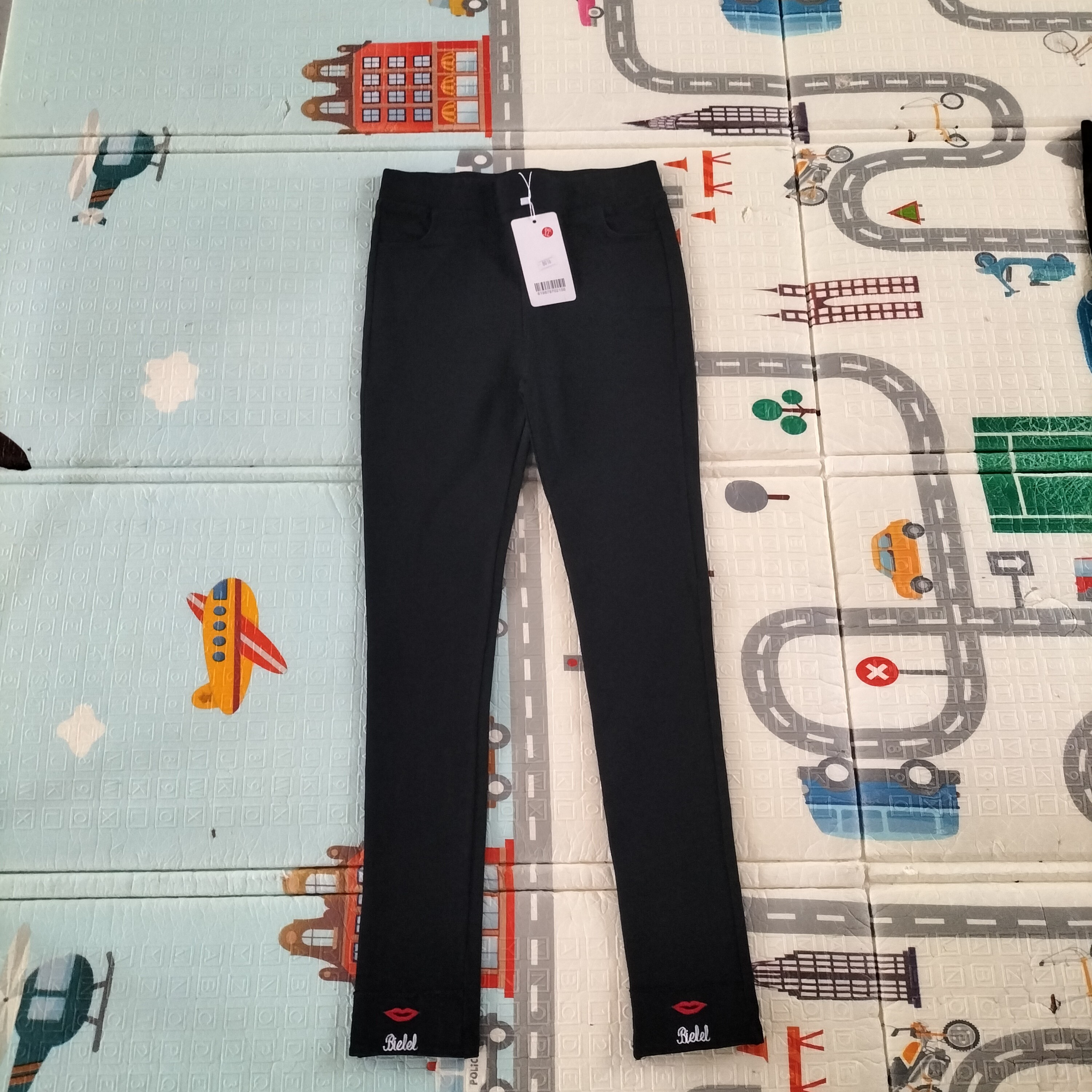 女士外穿高腰显瘦弹力紧身黑色小脚打底裤春秋适用