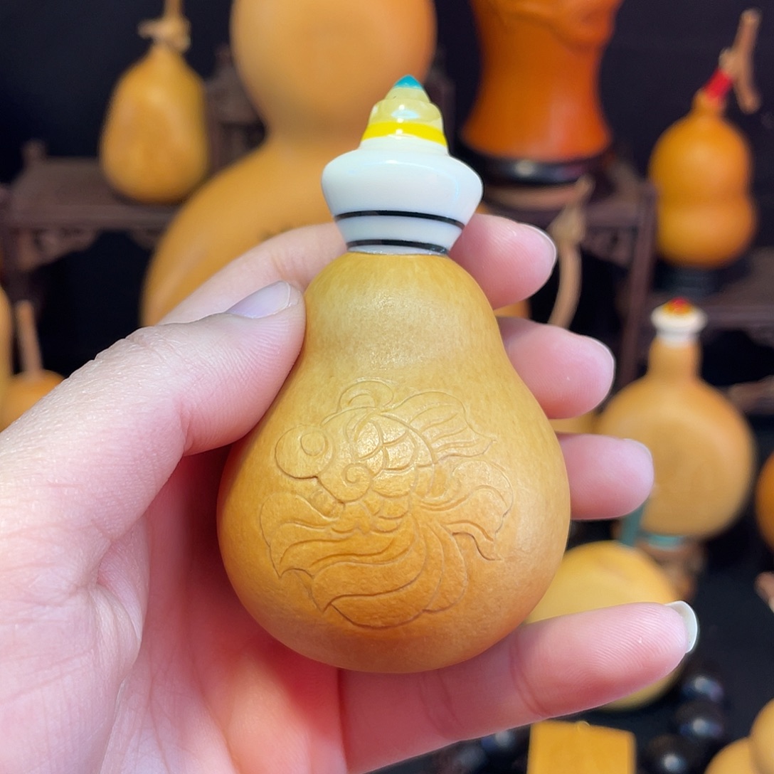 金鱼押花葫芦葫芦