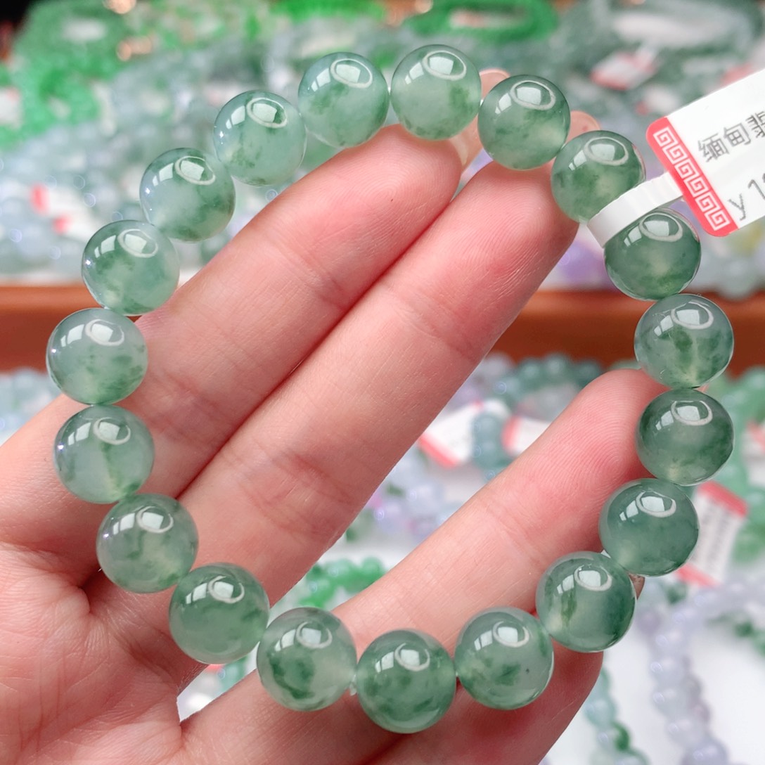 翡翠手链未镶嵌翡翠10mm