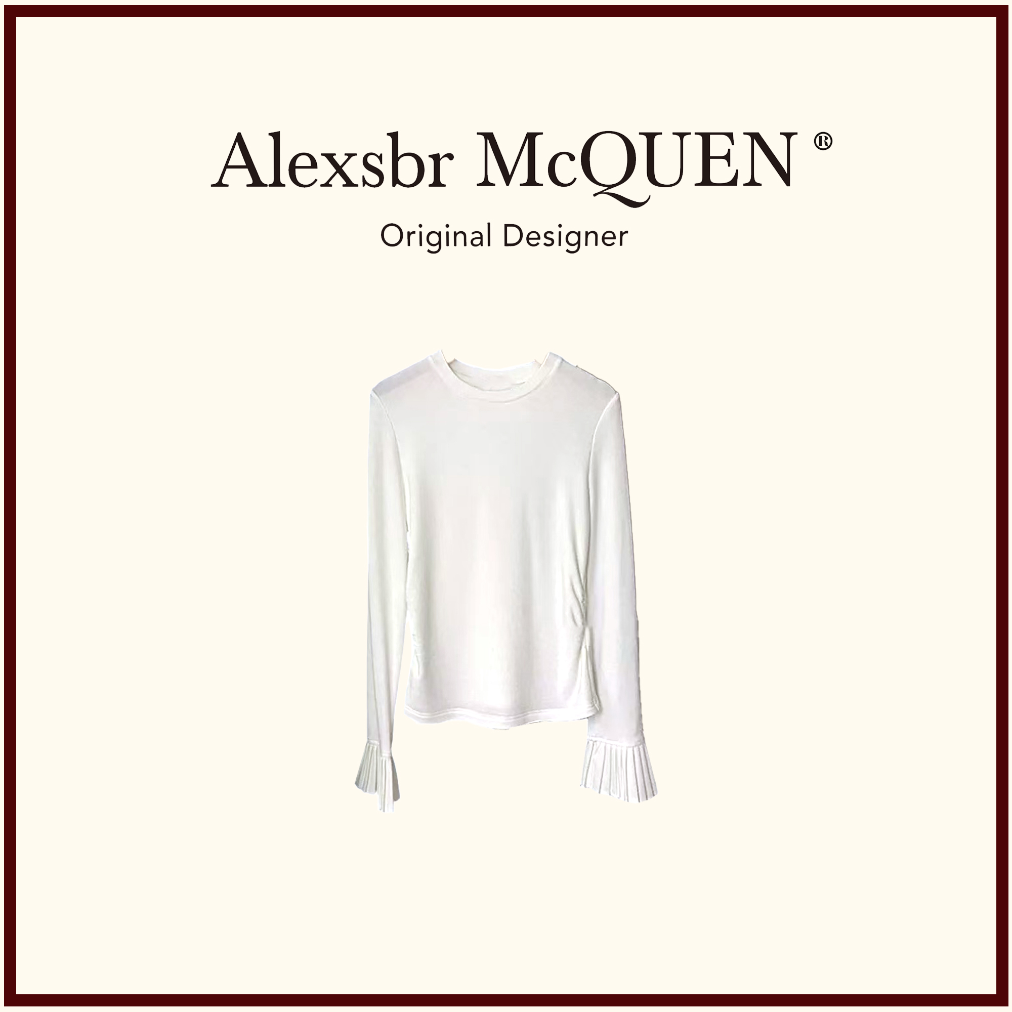 YDD•「NEW」秋冬新款韩版设计感百搭气质百搭显瘦打底T恤LK2500395