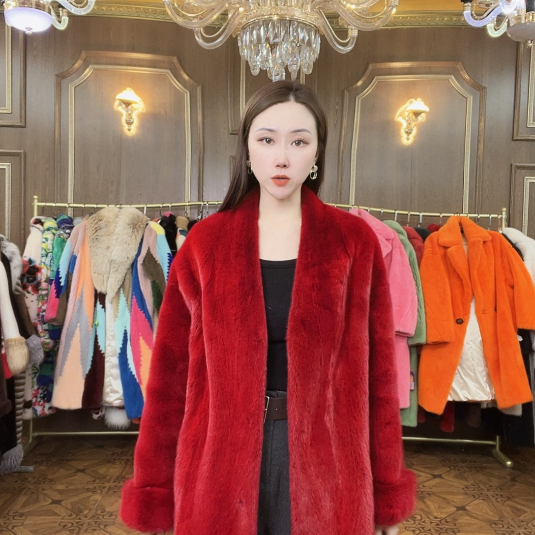 貂皮大衣时尚潮流