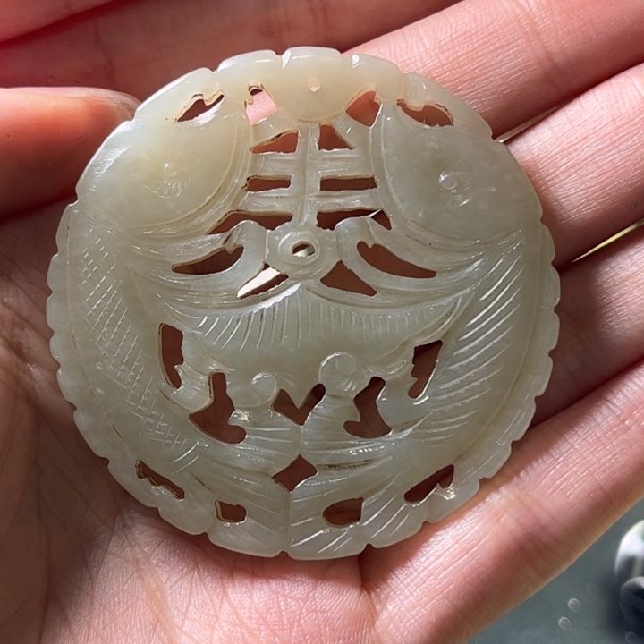 和田玉挂件未镶嵌蝴****8