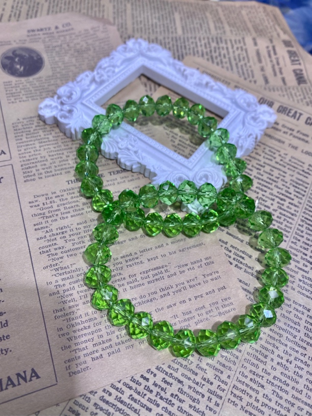 冰绿色10mm手串发一条I27