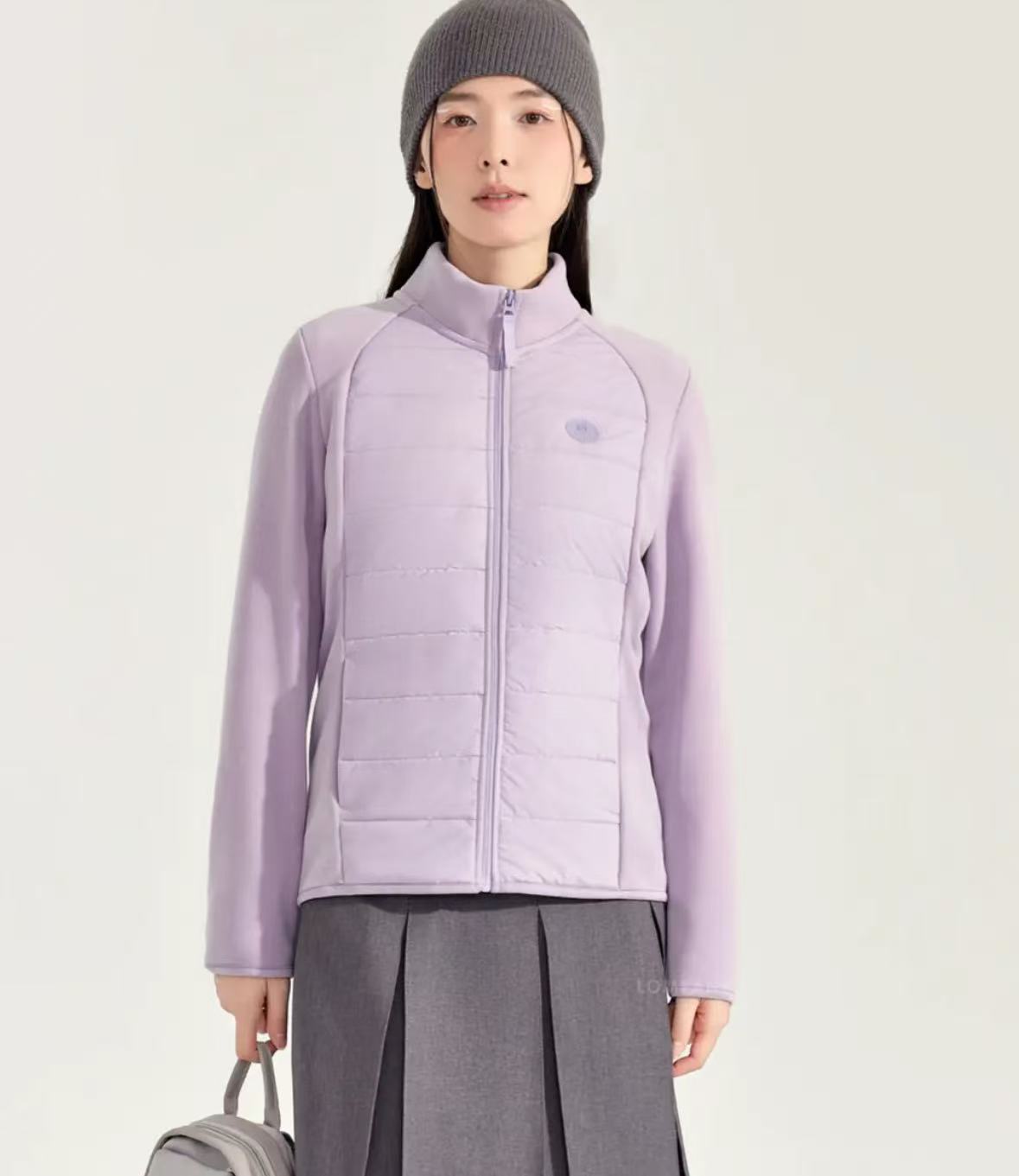 2025云感舒适立领气绒外套女款B8801款