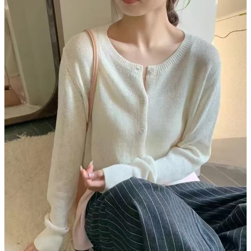 超细/软糯舒适/高级感简约款开衫A144