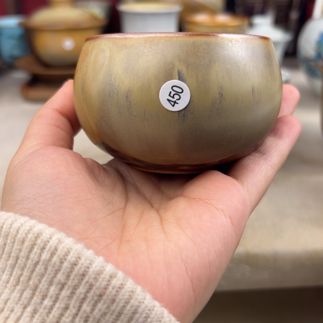 杯纯手工柴烧主人杯