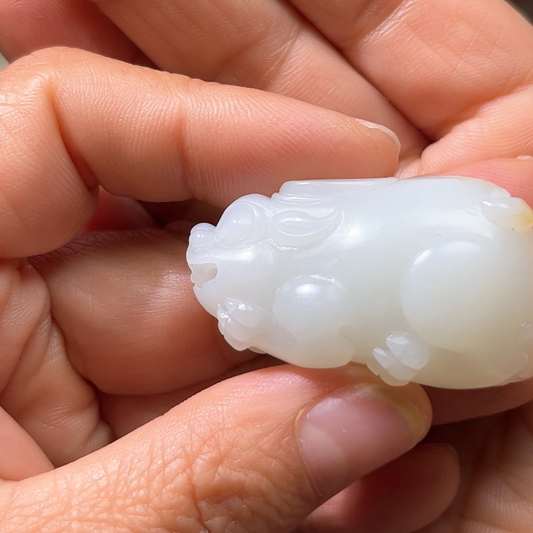 和田玉颈饰未镶嵌风*