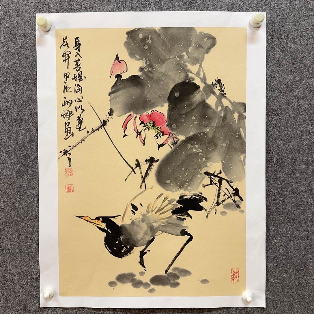 国画邢坤老师手绘作品