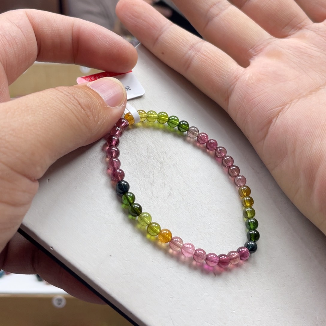 碧玺手串未镶嵌4.8mm.mmmmmmmmm