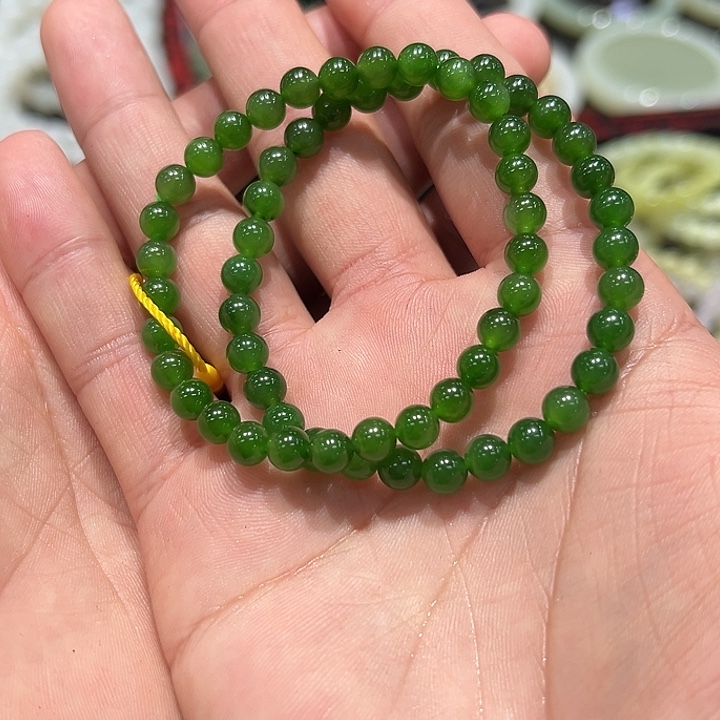 和田玉未镶嵌手串多样性发货拍一发一