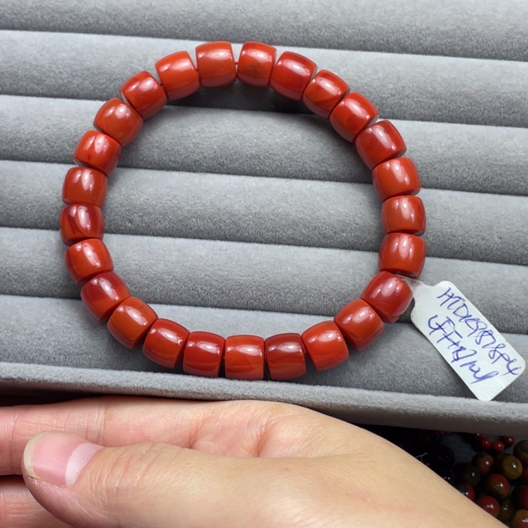 ****下南红玛瑙未镶嵌手串