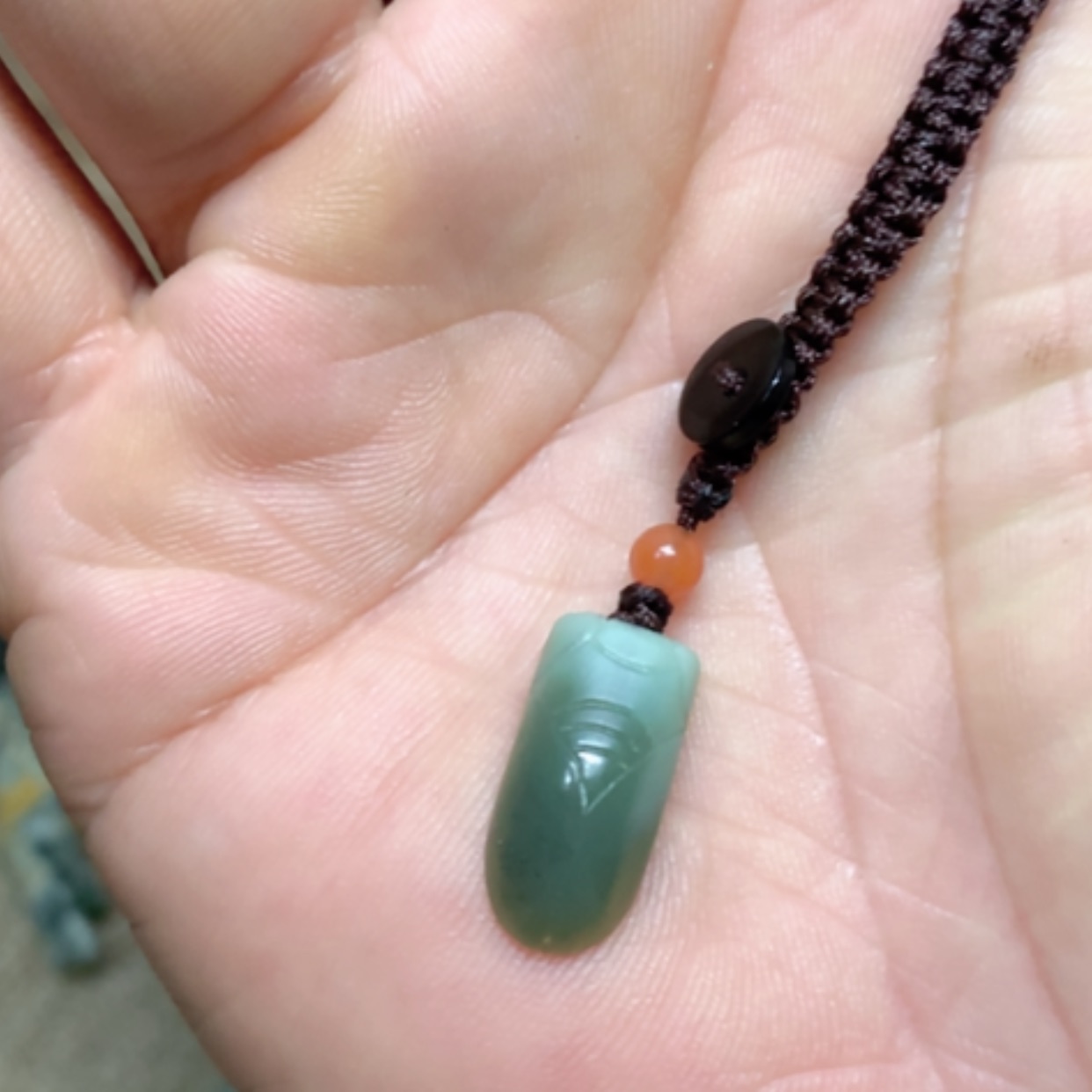 【闪购商品】颈饰未镶嵌岫岩老玉（透闪石质玉）