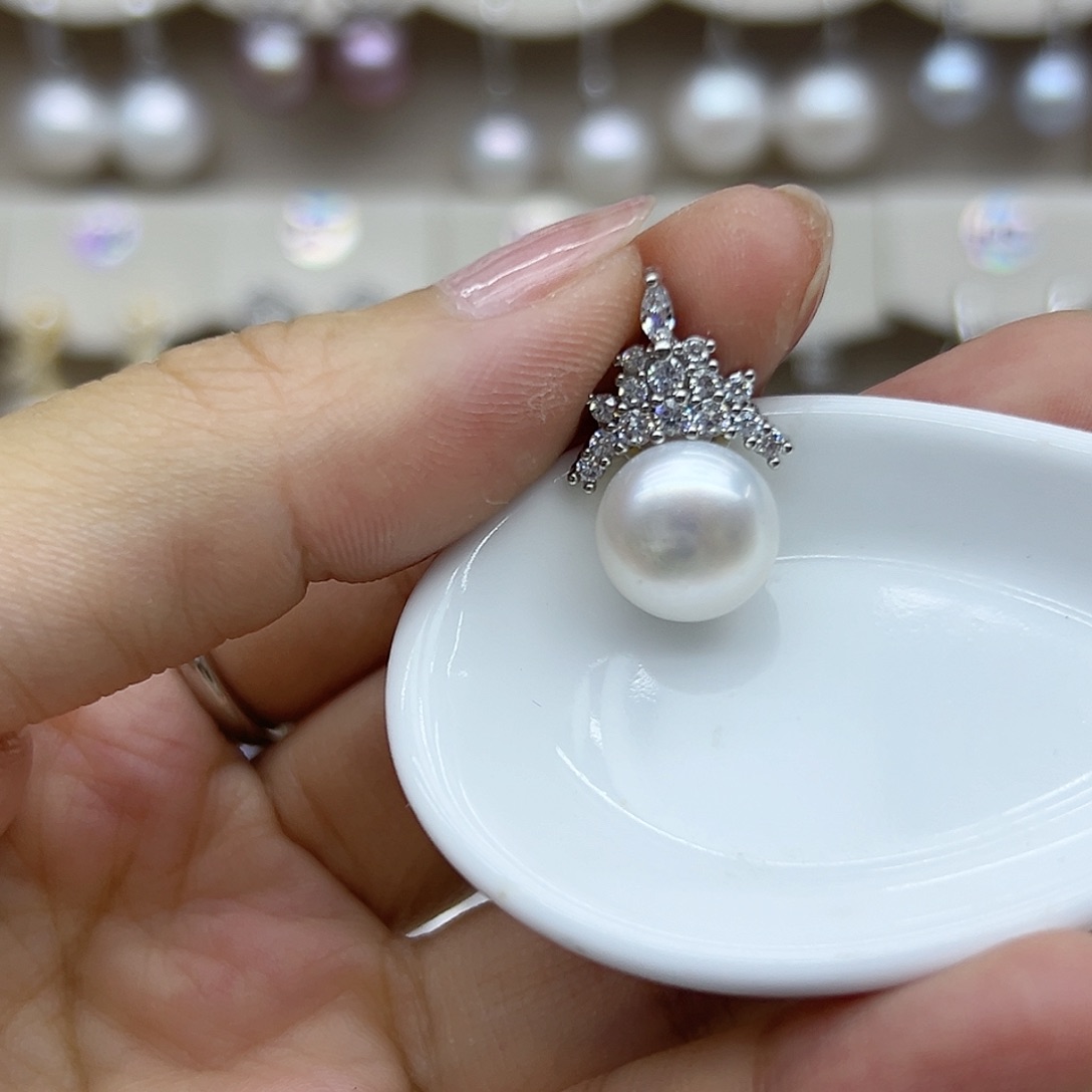 未镶嵌淡水珍珠耳饰