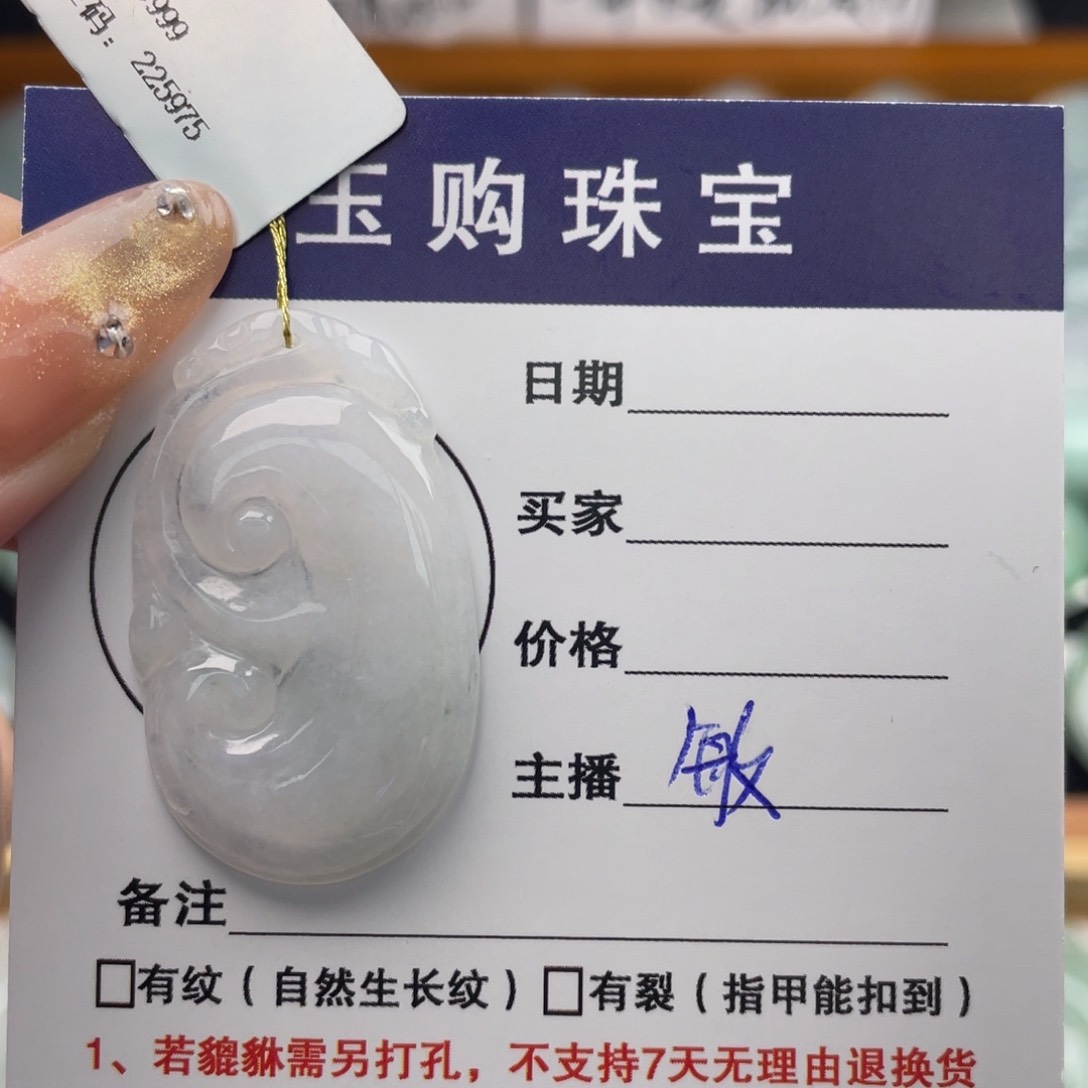 颈饰未镶嵌翡翠如意