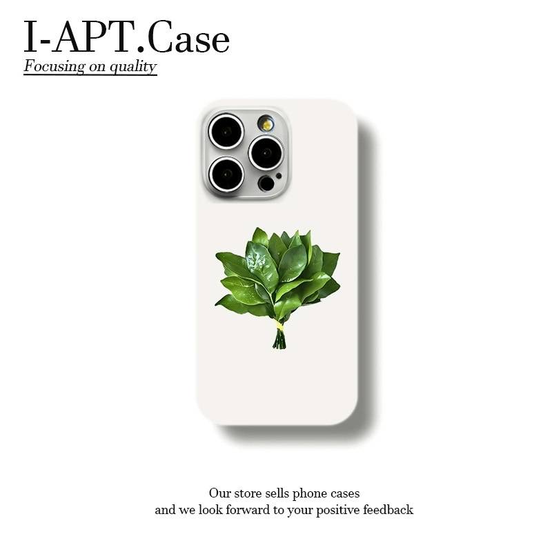 简约柚子叶菲林软壳适用于iPhone苹果17手机壳华为oppo小米手机壳