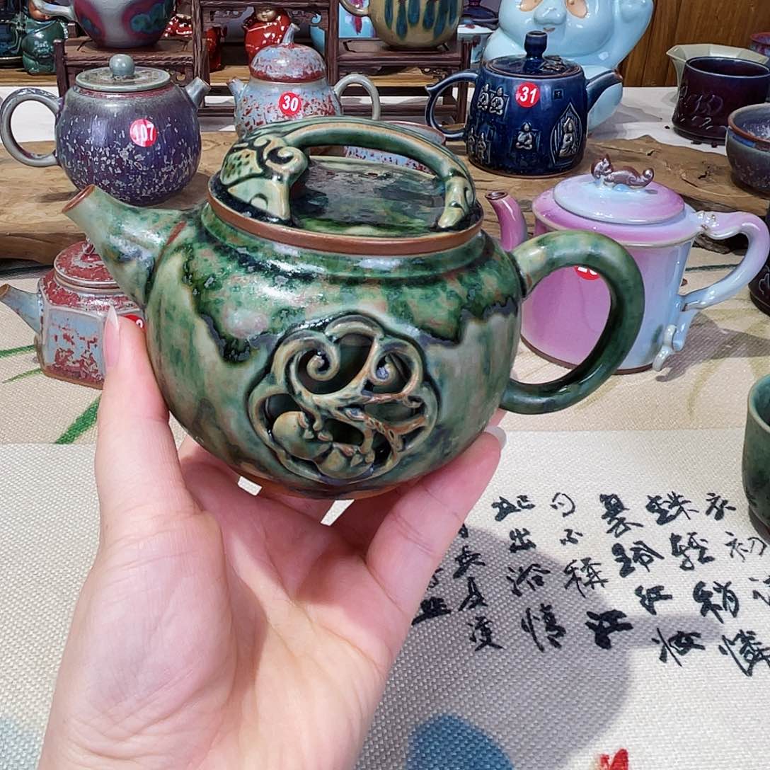 壶禹州钧瓷艺术作品