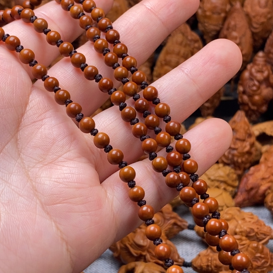 手串/手链橄榄核0.5核尖108百搭链子