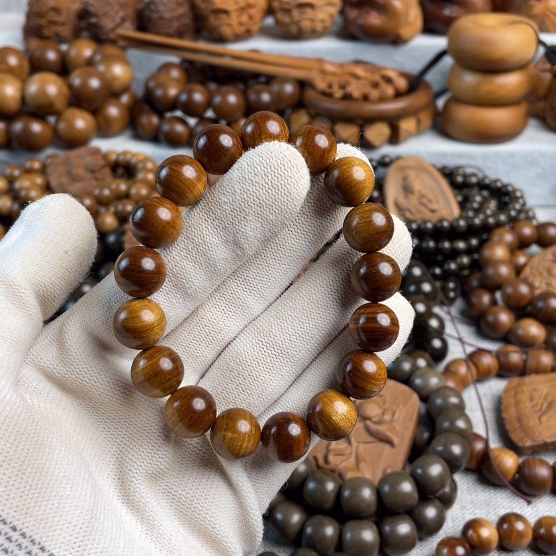 木老山檀香1.2黑肉沉水手串