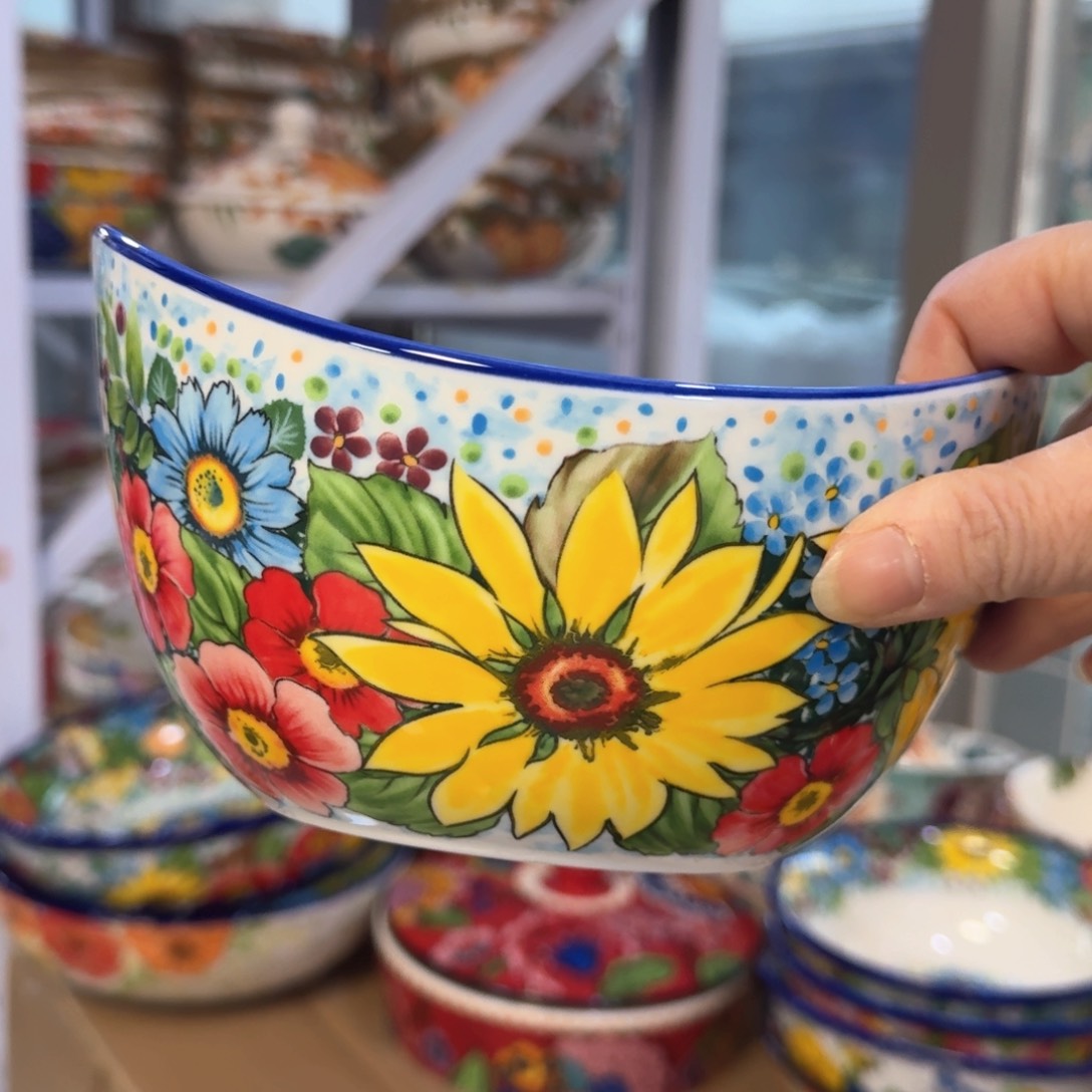 陶瓷元包沙拉碗一只看图