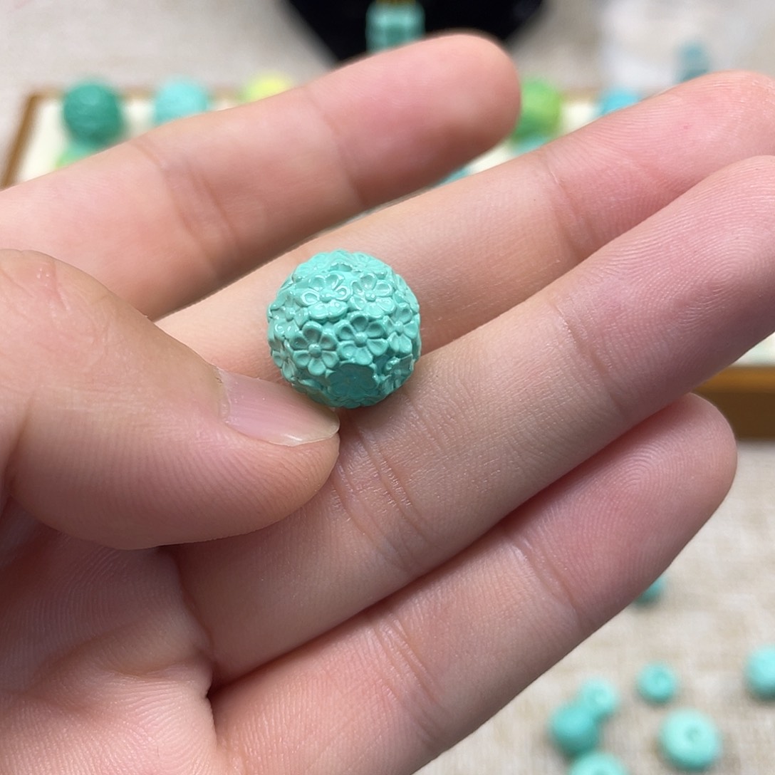 原生态湖北松配饰，直径13