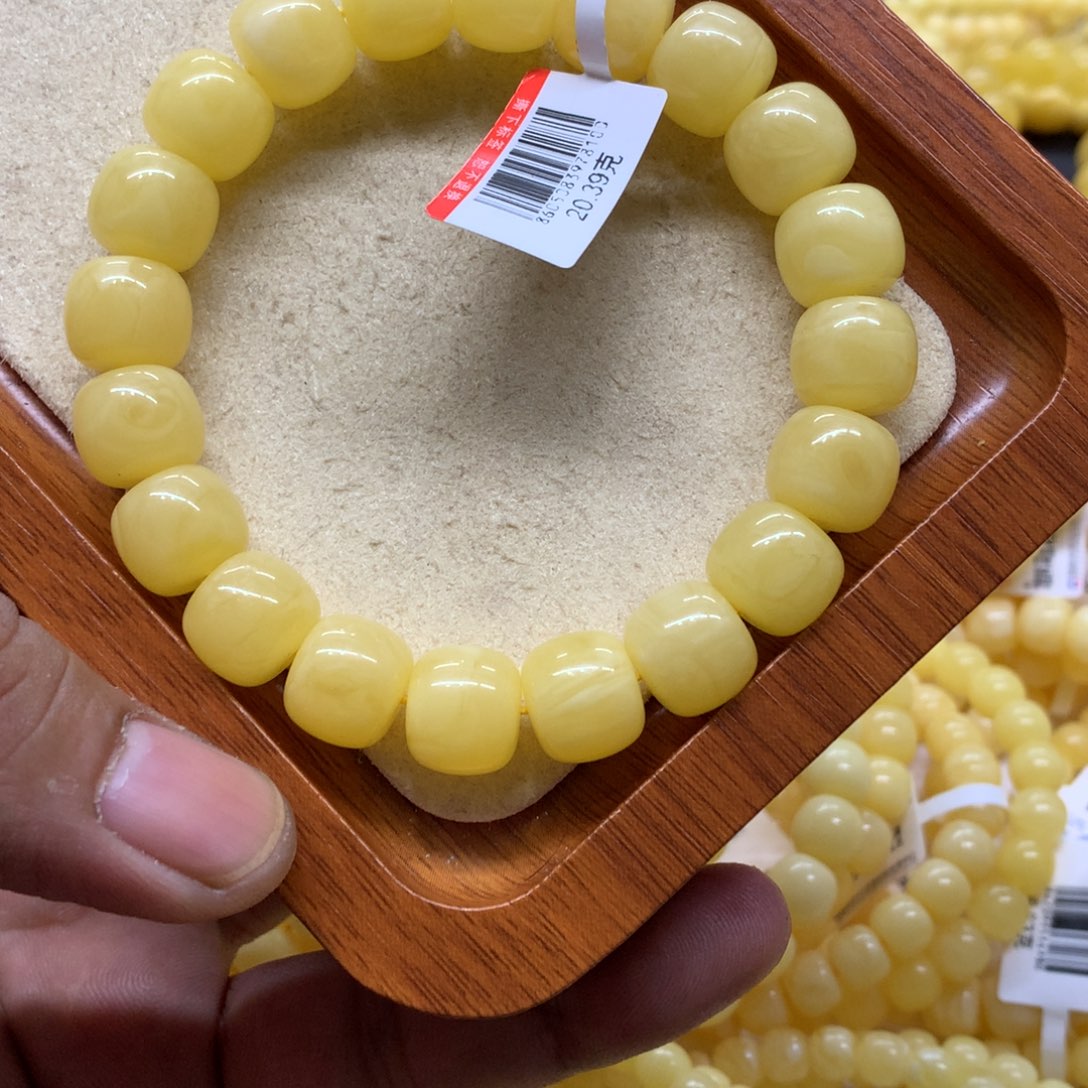 手链蜜蜡未镶嵌蜜蜡